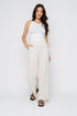 Stevie-Wide Leg Pull On Pant